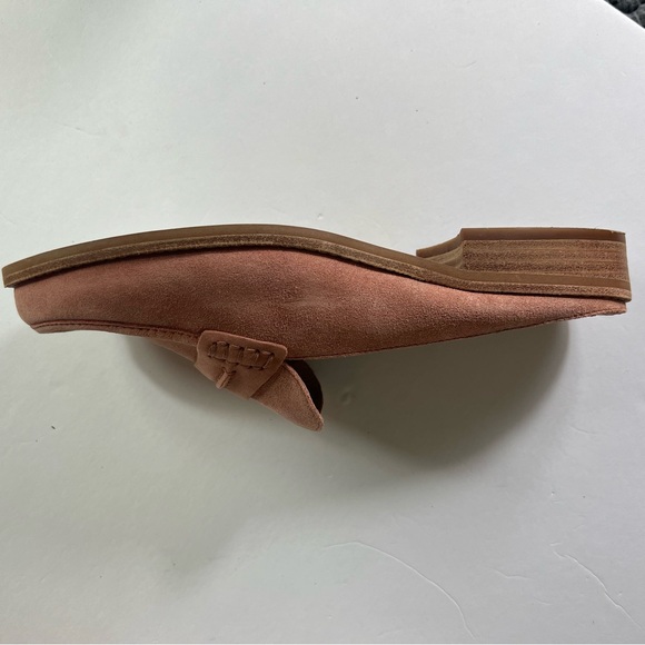 Madewell Elinor Loafers Mules Dusty Pink Suede Leather US 10 Women’s - Picture 6 of 10